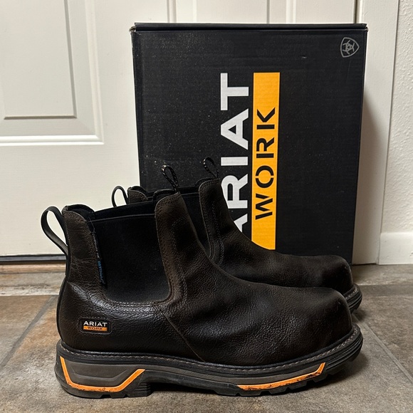 Men’s Ariat size 15 Big Rig Chelsea Waterproof Composite Toe Work Boot